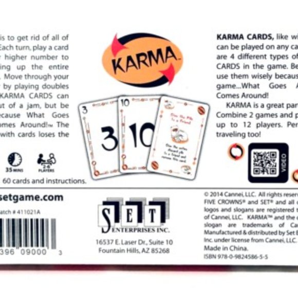 🥳3/20🥳  New - Karma Card Game! - Picture 2 of 3